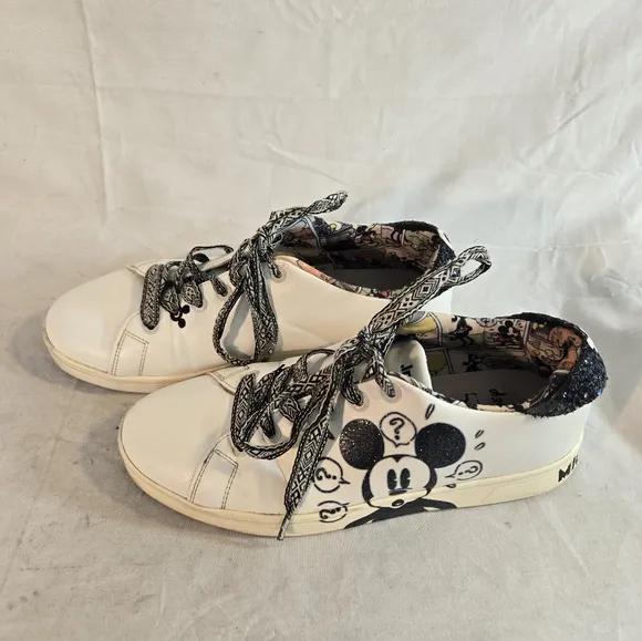 DESIGUAL Women’s 8 Shoes Sneakers Low Disney Cosmic Mickey Mouse