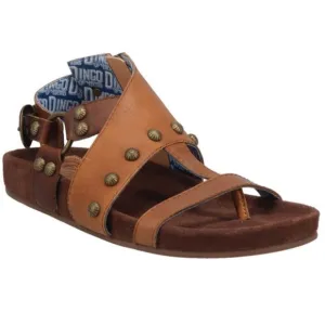 Dingo Boots Sagebrush Flatbed Women’s Brown Leather Sandals Size 11