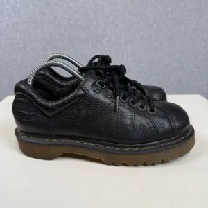 Doc Dr. Martens Womens Size 8, Men's 7 Black Leather Oxford Dress Shoes Lace Up