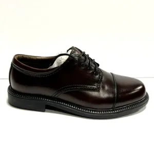 Dockers Men's Gordon Dark Brown Oxford Dress Shoes, Size 8Wide