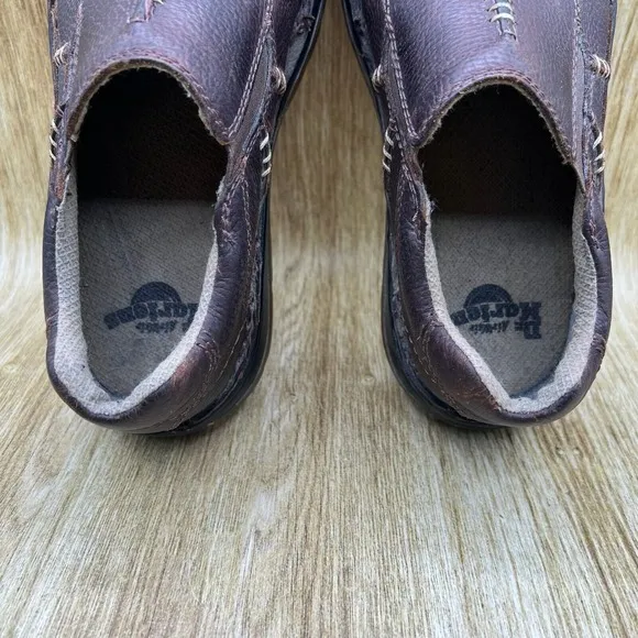 Dr. Martens Mawgan Men's Size 9 Brown Leather Low Top Sneakers Shoes Casual