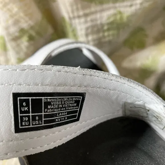 Dr. Martens Voss 2 Quad White Platform Sandals