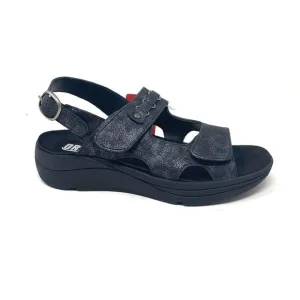 Drew Selina 17203-12 Black Comfort Sandals WIDE