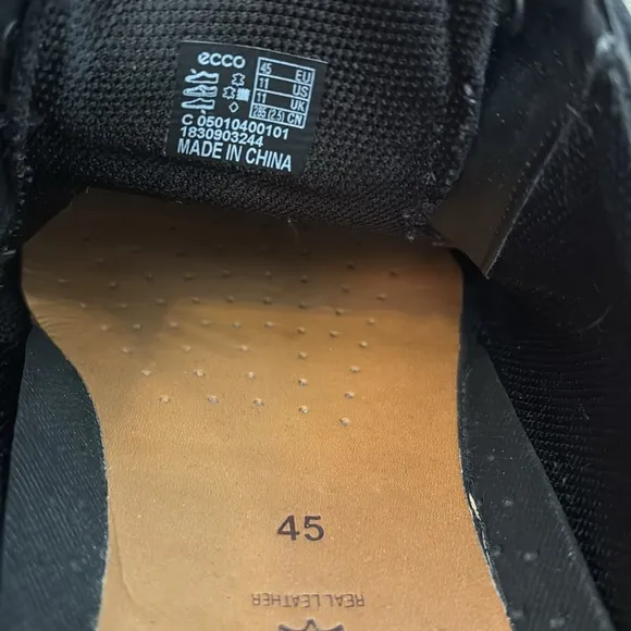 Ecco leather dress shoes size 11