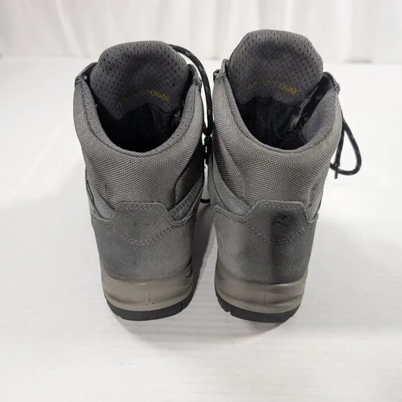 ECCO Leather Goretex Hiking Boots Women 40 9/9.5 Gray