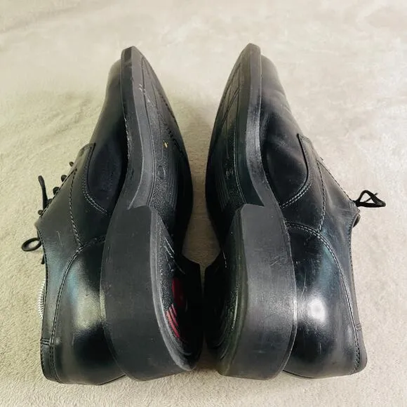 Ecco Shoe Men Size 44 US 11 Black Oxford Helsinki Dress Business Casual Workwear