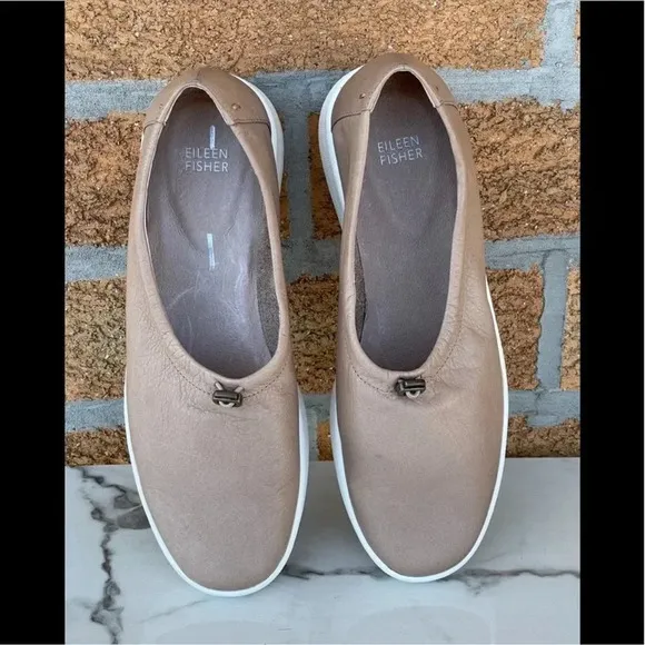 Eileen Fisher SYDNEY Leather Slip onSneaker 9