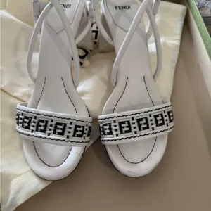 Fendi White Women's Sandals Size 38