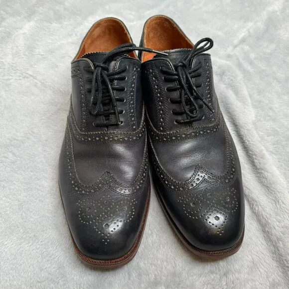 Florsheim by Duckie Brown Dress Shoes Mens Size 9.5 Blue Lace Oxford Workwear