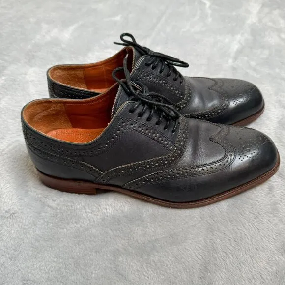 Florsheim by Duckie Brown Dress Shoes Mens Size 9.5 Blue Lace Oxford Workwear