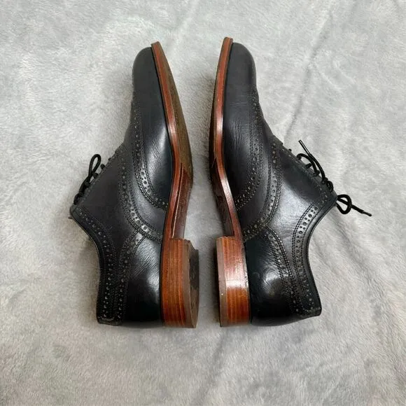 Florsheim by Duckie Brown Dress Shoes Mens Size 9.5 Blue Lace Oxford Workwear