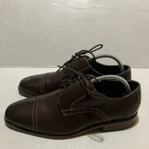 Florsheim Cap Toe Oxford Leather Dress Brown Shoes Men's Size 8 Business Casual
