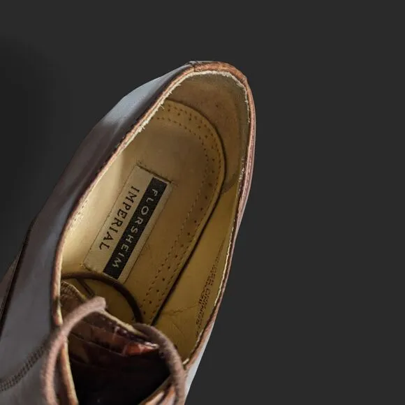 Florsheim Cayman Alligator Dress Shoes 8D‎ | Mens Elegant Formal Footwear