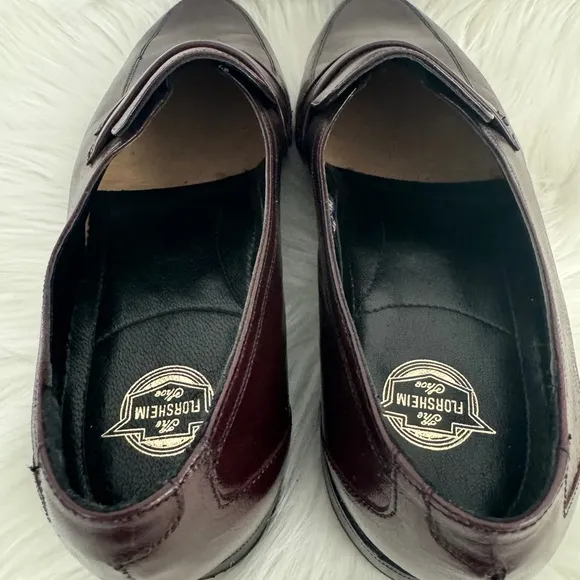 Florsheim Leather Burgundy Dress Loafer Shoes