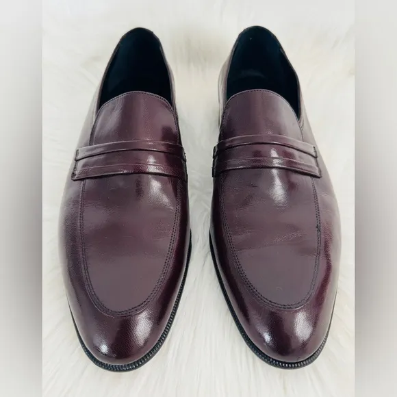 Florsheim Leather Burgundy Dress Loafer Shoes