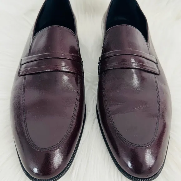 Florsheim Leather Burgundy Dress Loafer Shoes