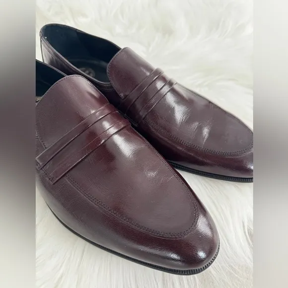Florsheim Leather Burgundy Dress Loafer Shoes