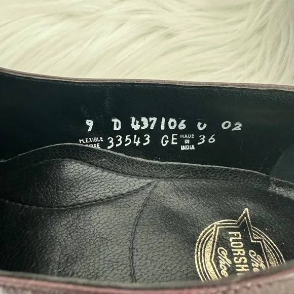 Florsheim Leather Burgundy Dress Loafer Shoes