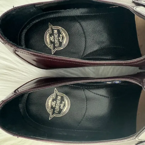 Florsheim Leather Burgundy Dress Loafer Shoes