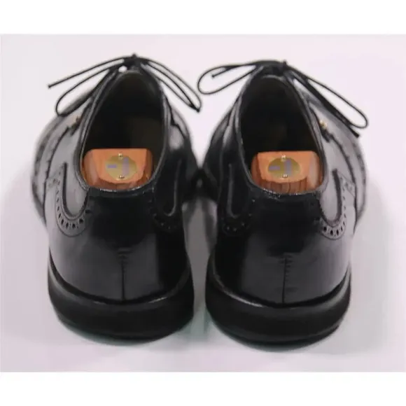 Footjoy Style 5518 Black Wingtip Leather Golf Dress Shoes Men's US 10 D