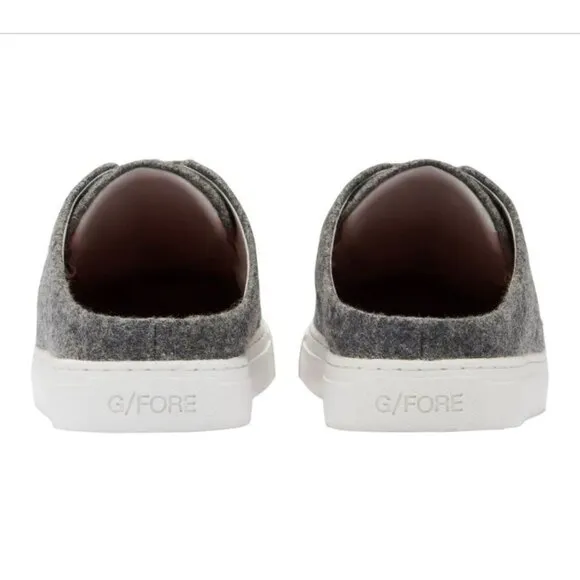 G Fore Golf Disruptor S Street Gray Wool Shoes Men’s Size 14 Slip On NEW