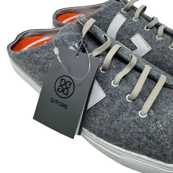 G Fore Golf Disruptor S Street Gray Wool Shoes Men’s Size 14 Slip On NEW