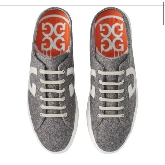 G Fore Golf Disruptor S Street Gray Wool Shoes Men’s Size 14 Slip On NEW