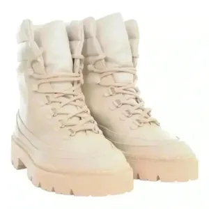 GIA Borghini - NWOB - Terra Hiking Lace-Up Boots in Bone Size 35