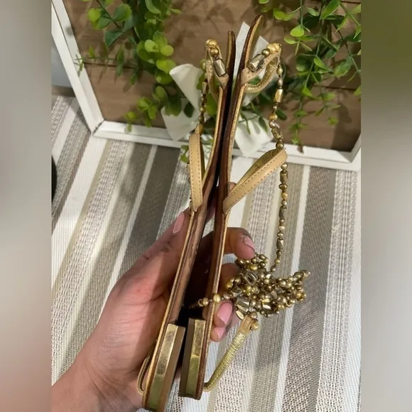 Giiseppe zanotti sandals gold