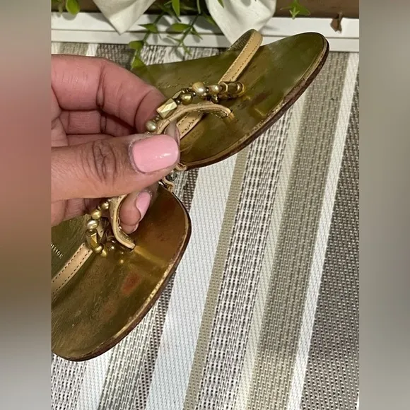 Giiseppe zanotti sandals gold