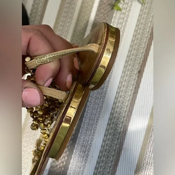 Giiseppe zanotti sandals gold