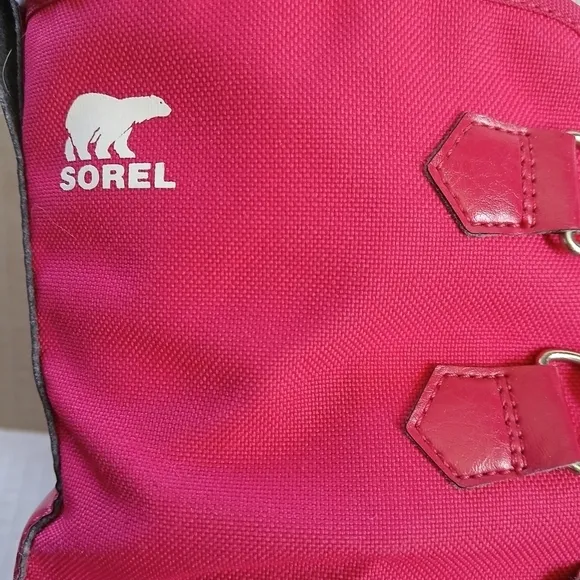 Girls Boots Sorel Yoot Pac Nylon Waterproof Rubber Soles Sherpa C…