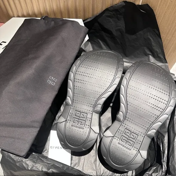 Givenchy Black Sandals Sleek Minimalist Design