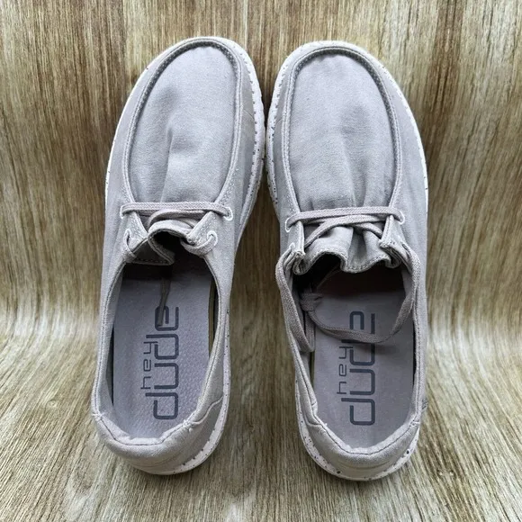 Hey Dude Shoes‎ Wendy Women's Size 10 Grey Shoes Slip On Loafer Casual
