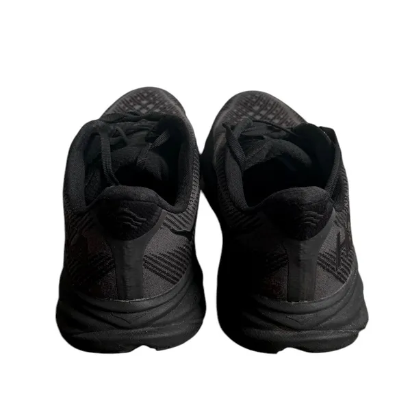 Hoka Clifton 9 Black Athletic Running Shoe Mens Size US 9.5D