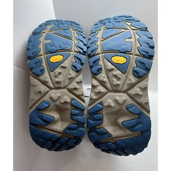 Hoka One Kaha GTX Women’s 11 Mid Blue GrayHiking Trail Boots GORE-TEX Waterproof