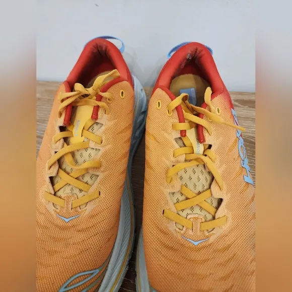 Hoka One One Bondi X Fiesta Amber Yellow Men's Running Shoes Sneakers Size 13