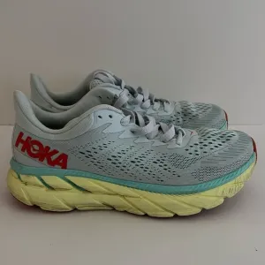 Hoka‎ One One Clifton 7 Womens Size 8 Blue Athletic Shoes Sneakers 1110509