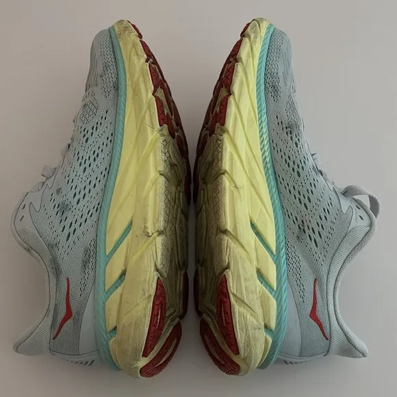 Hoka‎ One One Clifton 7 Womens Size 8 Blue Athletic Shoes Sneakers 1110509