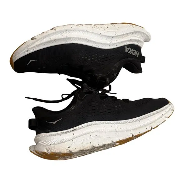 Hoka One One Kawana 2 Mesh Athletic Shoes Sneakers Black White Size US 11D