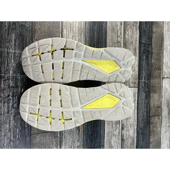 Hoka One One Mach 5 Shoes Mens Size 9.5D‎ Yellow 1127893-RYEP Running Walking