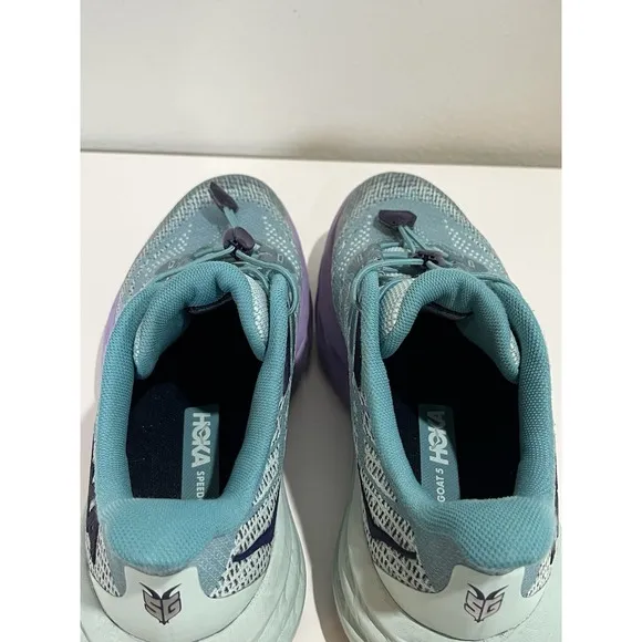 Hoka One One Speedgoat 5 Sneakers Youth Sz 6.5MD Ocean Mist Lilac 1134470 OMLM