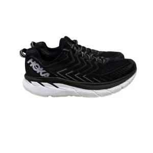 HOKA One Shoes Clifton 4 Black White Sneakers Size Women's 6.5