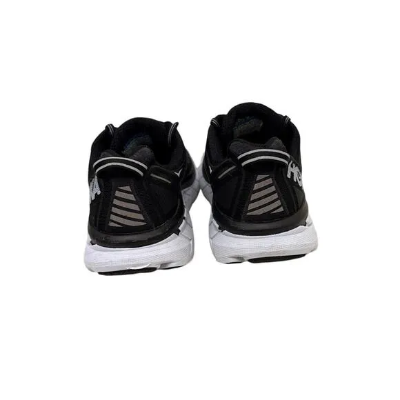 HOKA One Shoes Clifton 4 Black White Sneakers Size Women's 6.5