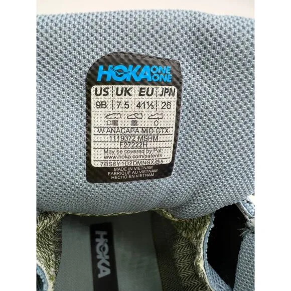 Hoka One Women's Anacapa Mid Gore-Tex Hiking Boots Size 9B NEW🛒
