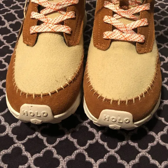 Holo Womens Quorra Sand Beige Hiking Outdoor Sneaker Boots Moccasin Style Sz 9