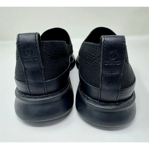 HTF Cole Haan 2 Zerogrand Stitchlite Black Slip On Mens 7 Casual Shoes C29654