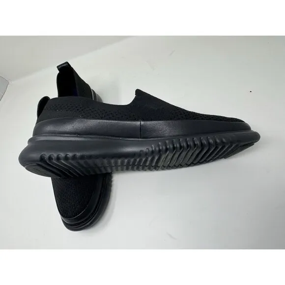 HTF Cole Haan 2 Zerogrand Stitchlite Black Slip On Mens 7 Casual Shoes C29654