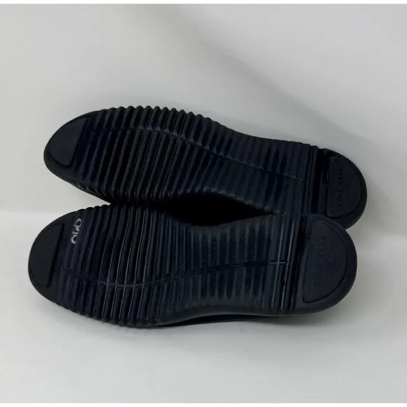 HTF Cole Haan 2 Zerogrand Stitchlite Black Slip On Mens 7 Casual Shoes C29654