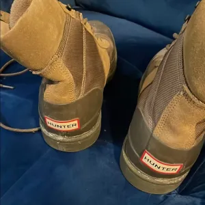 Hunter Brown Rain &amp; Snow Boots with Rubber Soles